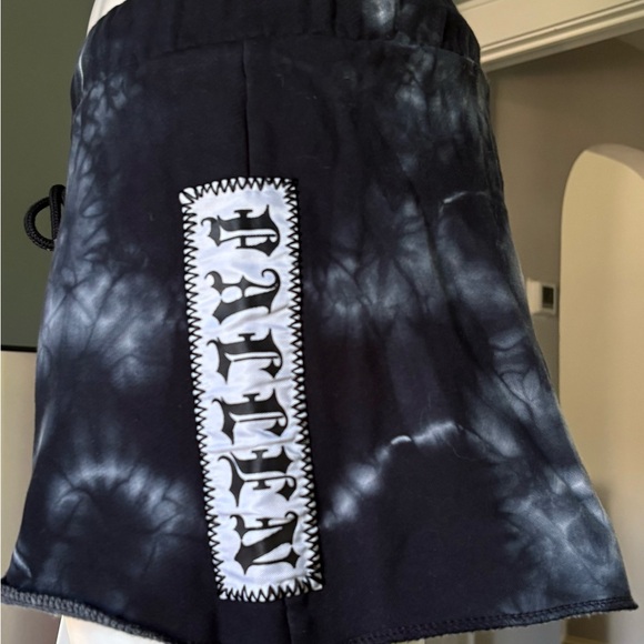 DollsKill | NWT’s Current Mood Cyber Y2K Goth Grunge Mini Sweat Skirt - Picture 3 of 6